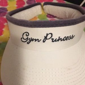 White tennis visor “Princess”